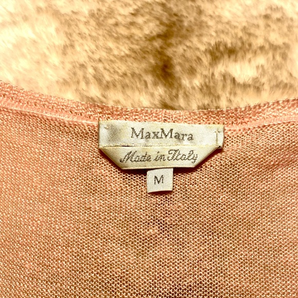 MaxMara Top Sweater V Neck sleeveless made in Italy - Picture 6 of 10